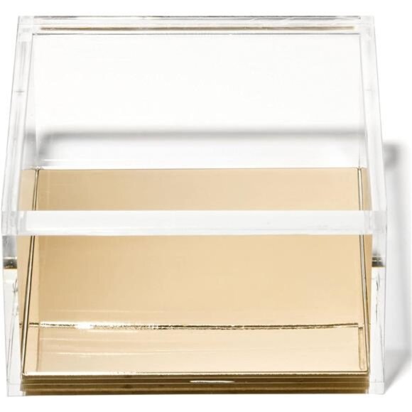 Acrylic Desk Organizer w/Gold Base – Functional & Elegant Odds & Ends Box - Picture 2 of 8